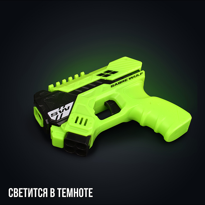 Фото к товару Бластер 384 "Меткий выстрел" с мягкими пулями, в коробке Бластер 384 "Меткий выстрел" с мягкими пулями, в коробке