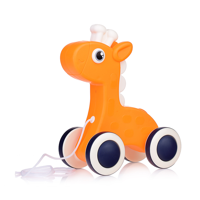 Фото к товару Каталка S-Y015 "Жирафик" желтый, музыкальный, в коробке Каталка S-Y015 "Жирафик" желтый, музыкальный, в коробке