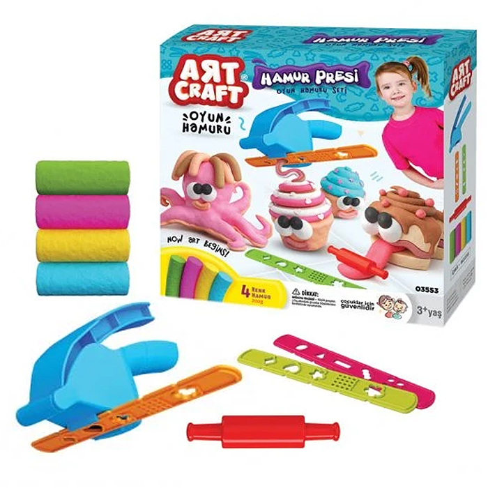 Набор для лепки "Веселые фантазии" тесто 4х50г. Набор для лепки "Веселые фантазии" тесто 4х50г.