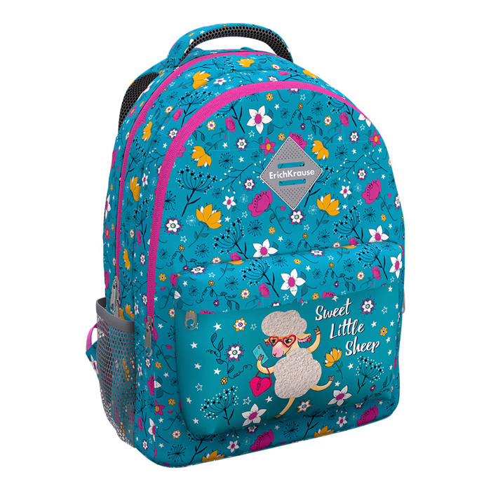 Рюкзак "EasyLine" с двумя отделениями и грудной перемычкой 20L Flower Sheep