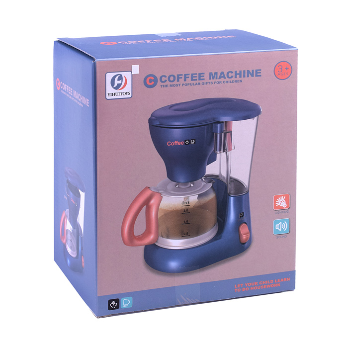 Фото к товару Бытовая техника YH129-2CE "Кофемашина" на батарейках, в коробке Бытовая техника YH129-2CE "Кофемашина" на батарейках, в коробке