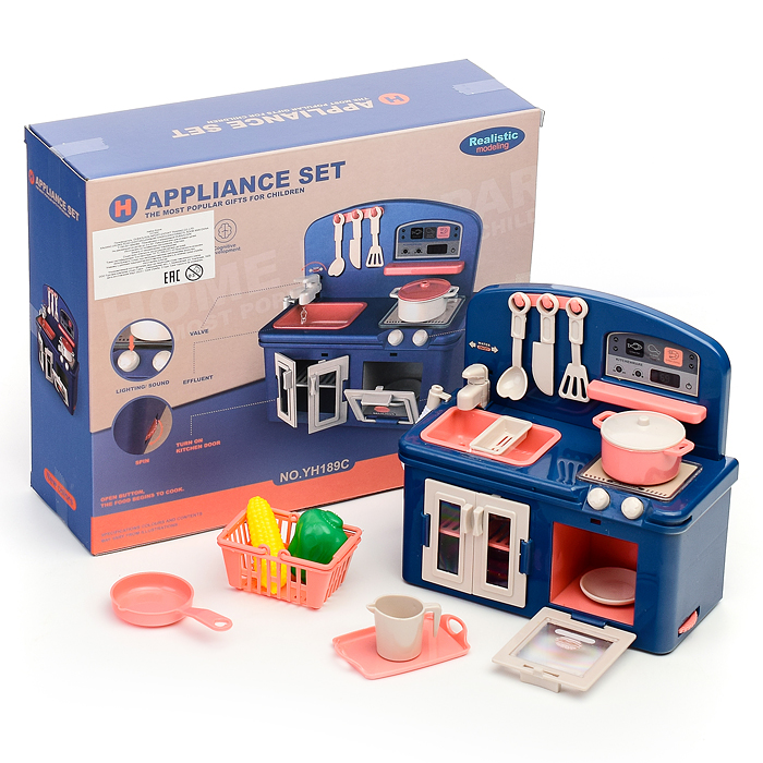 Игровой набор YH189C "Кухня. Мойка. Плита" в коробке Игровой набор YH189C "Кухня. Мойка. Плита" в коробке