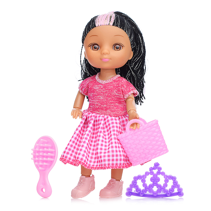 Кукла UT0133-4 "Моя куколка "Шопинг" с аксессуарами, в пакете