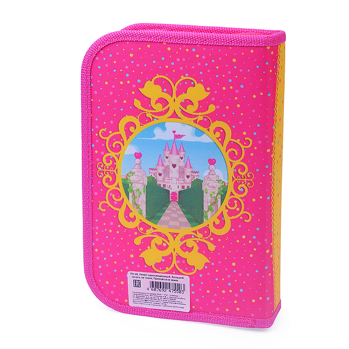 Фото к товару Пенал односекционный большой печать на ткани "Принцесса в замке" 130/200 Пенал односекционный большой печать на ткани "Принцесса в замке" 130/200
