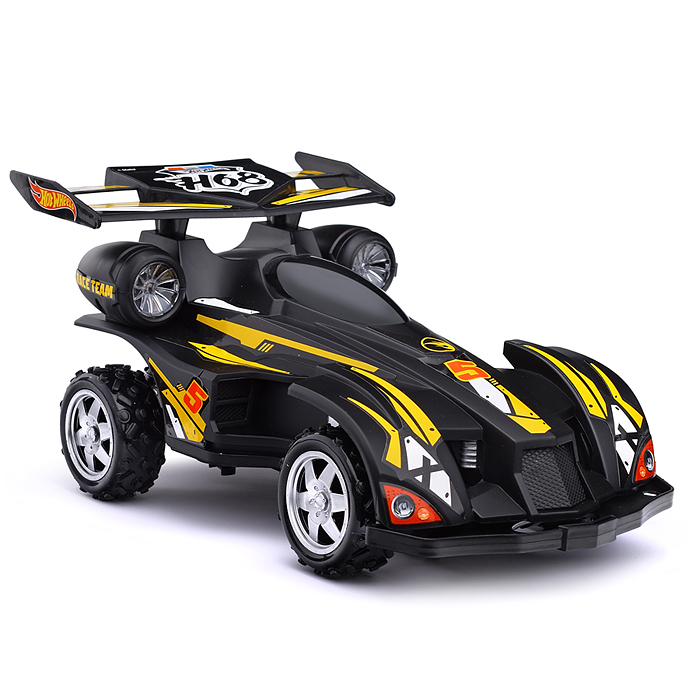 Фото к товару Багги на р/у Hot Wheels cо светом, скорость до 17км/ч, с АКБ, чёрная Багги на р/у Hot Wheels cо светом, скорость до 17км/ч, с АКБ, чёрная