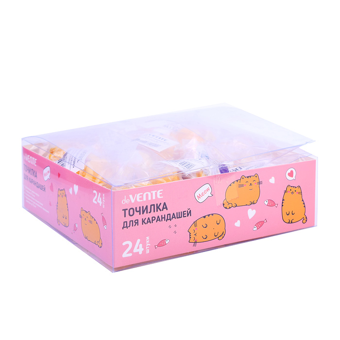 Фото к товару Точилка для карандашей "Fat Cat" 29x37x35 мм, 1 отверстие, пластиковая с покрытием Soft Tou Точилка для карандашей "Fat Cat" 29x37x35 мм, 1 отверстие, пластиковая с покрытием Soft Tou