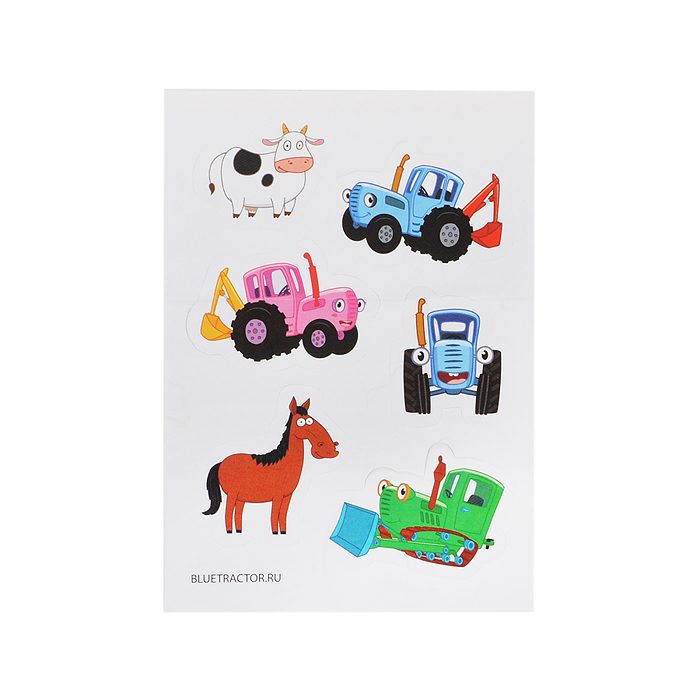Фото к товару Набор в флоупаке Синий Трактор Набор в флоупаке Синий Трактор