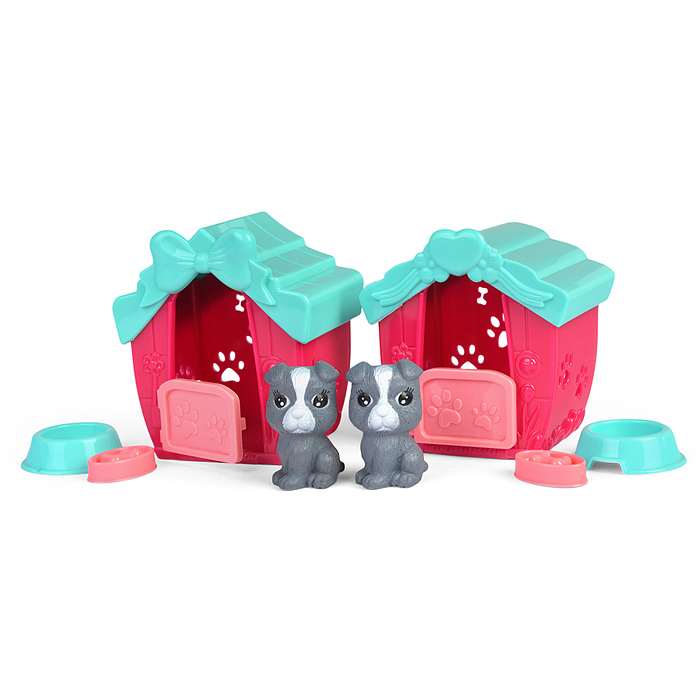 Фото к товару Набор питомцы 2401-1 "Собачки" с аксессуарами, в коробке ( в ассортименте) Набор питомцы 2401-1 "Собачки" с аксессуарами, в коробке ( в ассортименте)