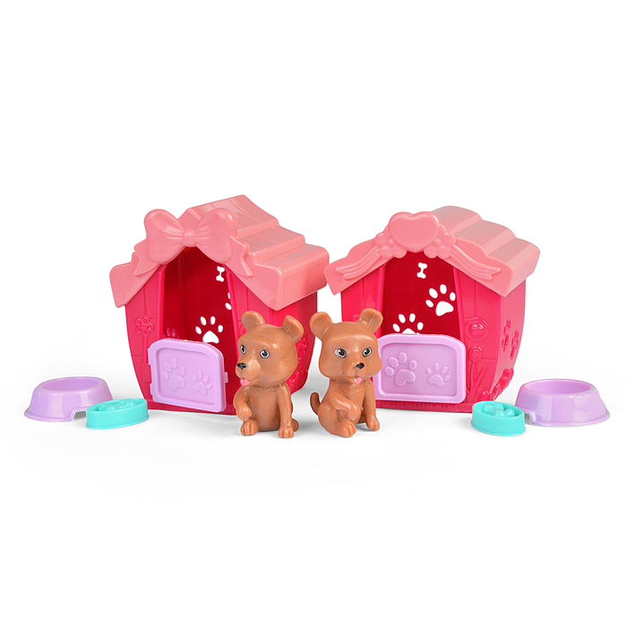 Фото к товару Набор питомцы 2401-1 "Собачки" с аксессуарами, в коробке ( в ассортименте) Набор питомцы 2401-1 "Собачки" с аксессуарами, в коробке ( в ассортименте)