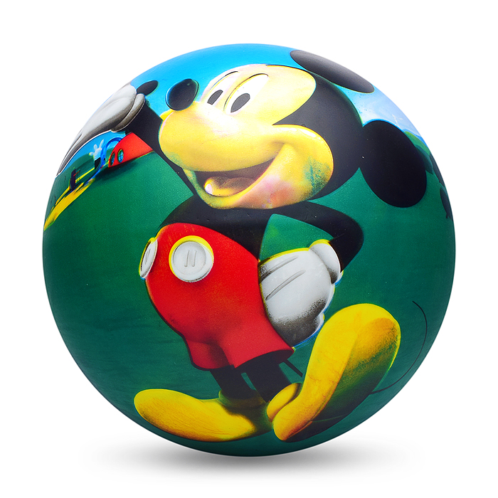 Фото к товару Мяч пвх 23 см "Микки маус" полноцвет, в сетке Мяч пвх 23 см "Микки маус" полноцвет, в сетке