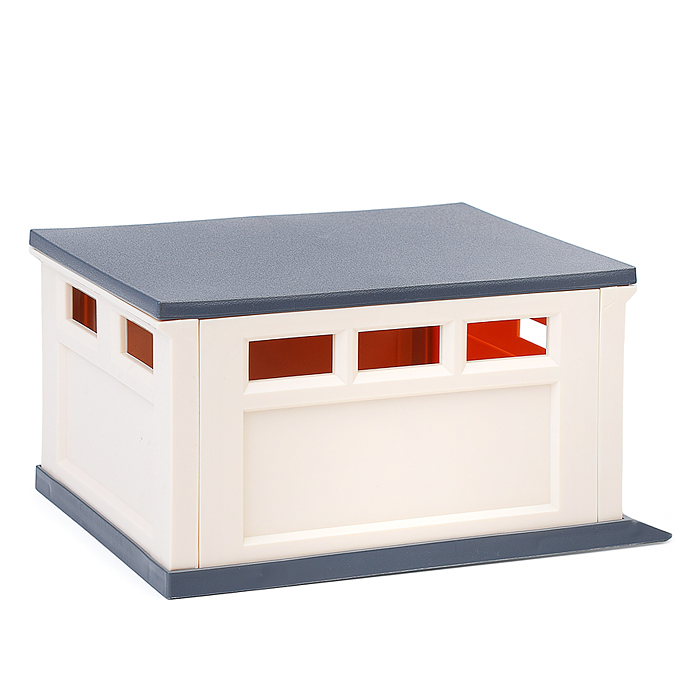 Фото к товару Гараж для машинок (бежевый, оранжевый, серый) 187х136х95 мм. Гараж для машинок (бежевый, оранжевый, серый) 187х136х95 мм.