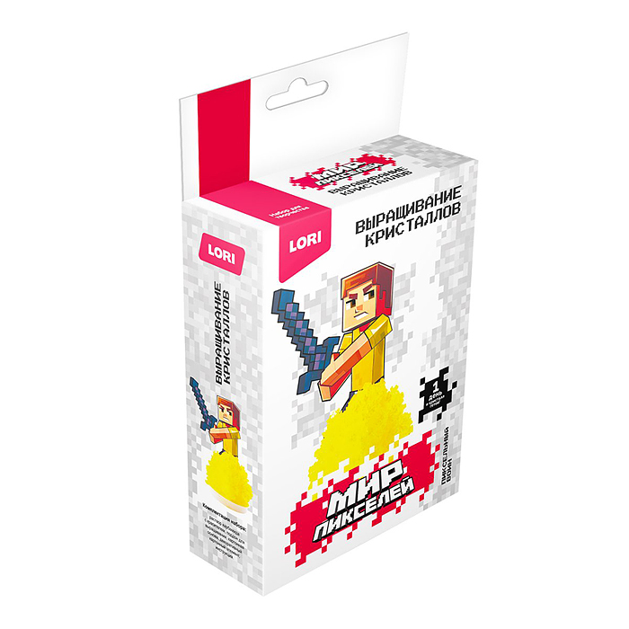 Выращивание кристаллов Мир пикселей "Пиксельный воин" Выращивание кристаллов Мир пикселей "Пиксельный воин"