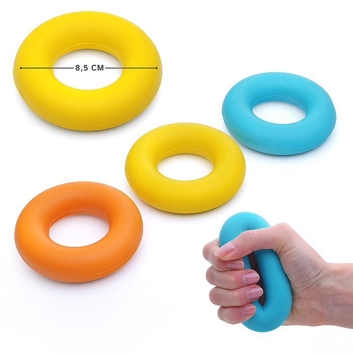 Эспандер кистевой матовый набор 3шт. усилие 10, 20, 30 кг Эспандер кистевой матовый набор 3шт. усилие 10, 20, 30 кг