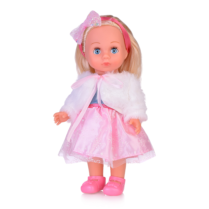 Кукла озвуч 25см, (закр. гл., Шаинский музыка, акс.) в ассортименте 