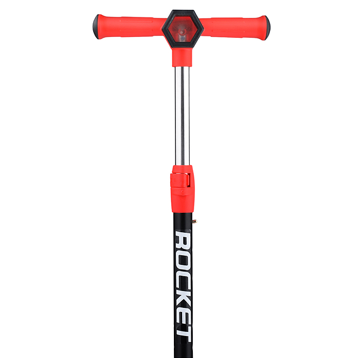 Фото к товару Самокат 3-х колесный ROCKET, красный Самокат 3-х колесный ROCKET, красный