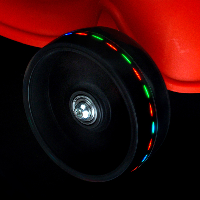 Фото к товару Самокат 3-х колесный ROCKET, красный Самокат 3-х колесный ROCKET, красный