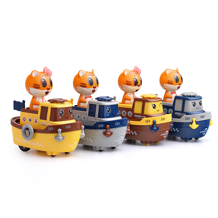 Катер 820-3 с тигренком, в ассортименте, в коробке