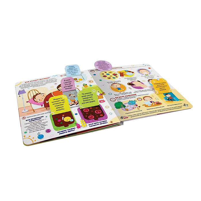 Книжка с окошками. Вирусы и бактерии. Что мы знаем о них? 