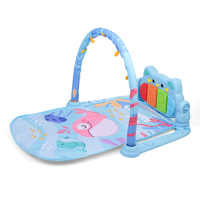 Фото к товару Коврик развивающий 368-8A "Happy growth" голубой, в коробке Коврик развивающий 368-8A "Happy growth" голубой, в коробке