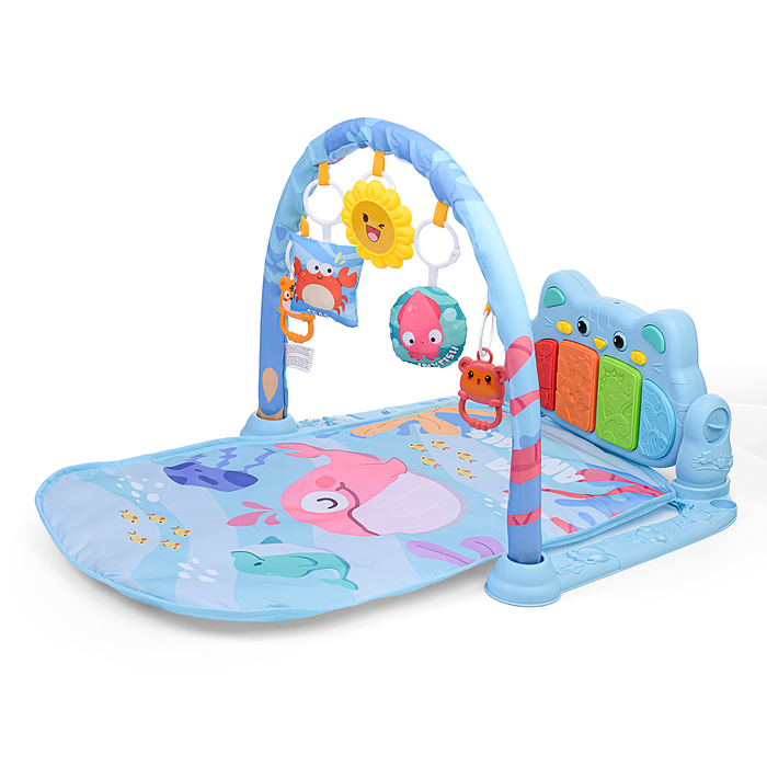 Фото к товару Коврик развивающий 368-8A "Happy growth" голубой, в коробке Коврик развивающий 368-8A "Happy growth" голубой, в коробке