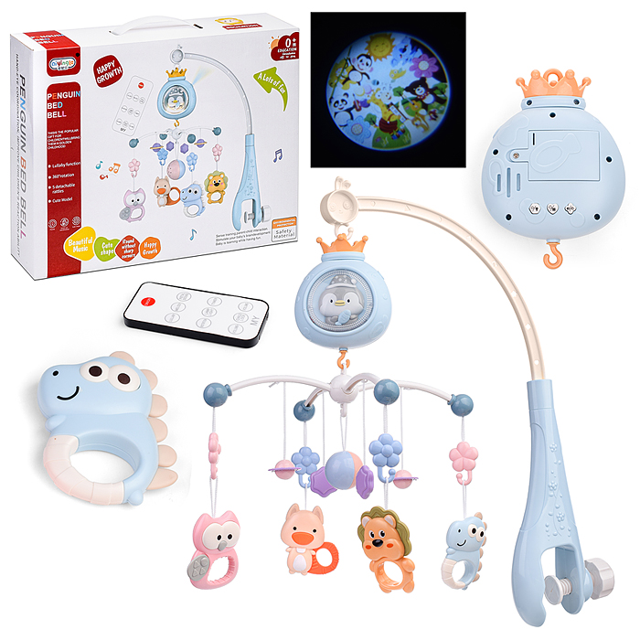 Мобиль на кроватку 368-6B "Радость малыша-1" на батарейках, в коробке Мобиль на кроватку 368-6B "Радость малыша-1" на батарейках, в коробке