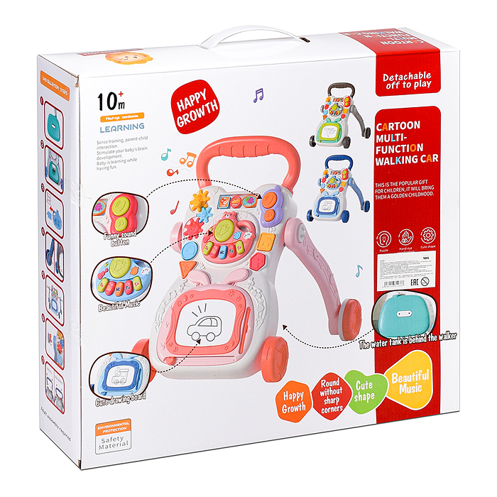 Игровой центр-Каталка 368-16C "Весело шагаю!" в коробке