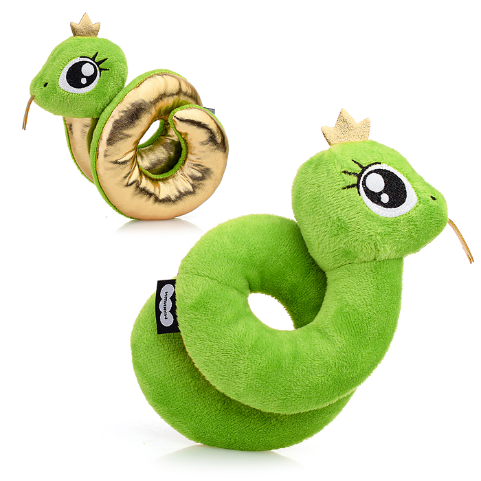 Игрушка мягконабивная (змейка на руку "Золотая принцесса") Игрушка мягконабивная (змейка на руку "Золотая принцесса")