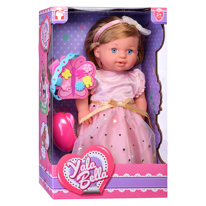 Пупс YL1924D "Ниночка" с аксессуарами, в коробке