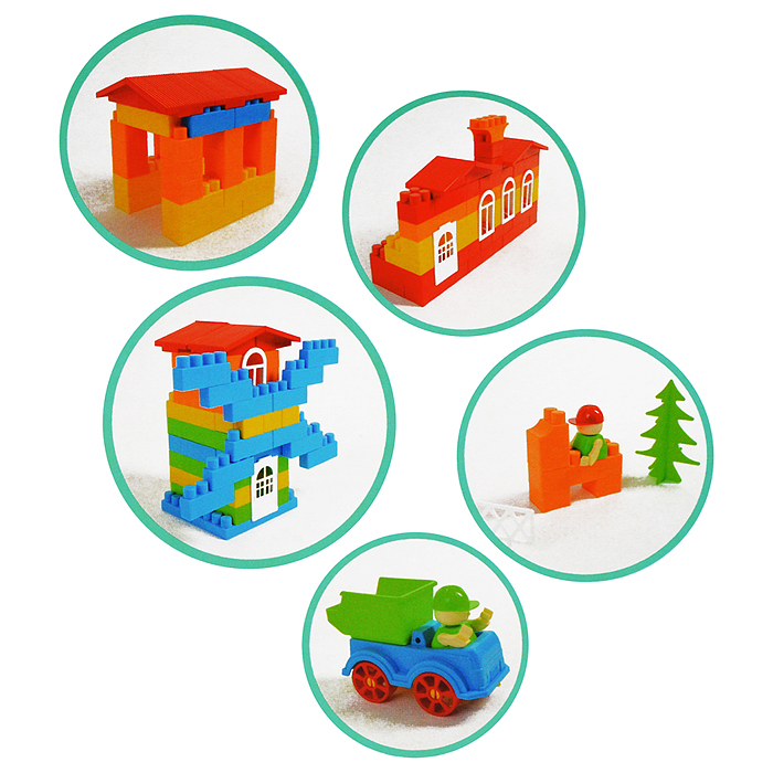 Фото к товару Игрушка-конструктор детский, набор "Веселая мельница", 165 детали Игрушка-конструктор детский, набор "Веселая мельница", 165 детали