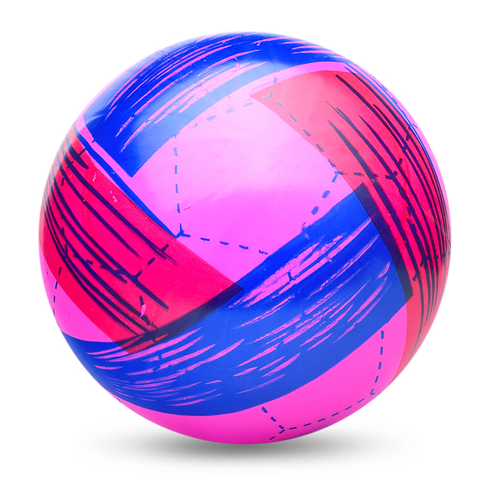 Мяч надувной PVC 00-3948 "Переплет" 22,5 см., 60 гр. (цвет микс)