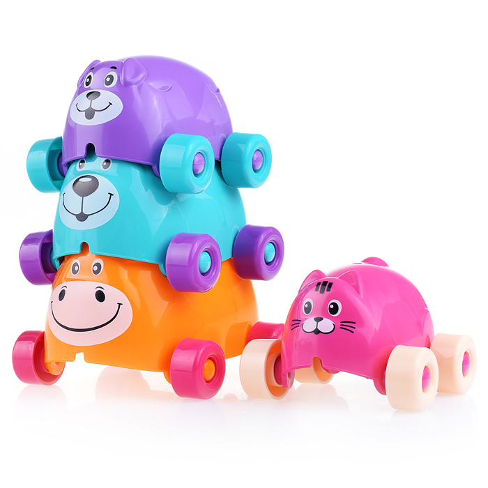 Пирамидка "Зверята-акробаты" Пирамидка "Зверята-акробаты"