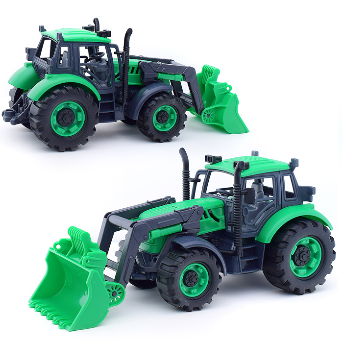 Погрузчик "Прогресс" инерционный (зелёный) (в лотке) Погрузчик "Прогресс" инерционный (зелёный) (в лотке)