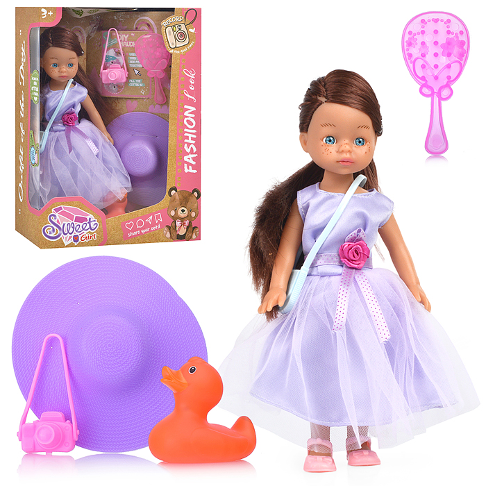 Кукла с аксессуарами YF2052D "Стиляга" в коробке