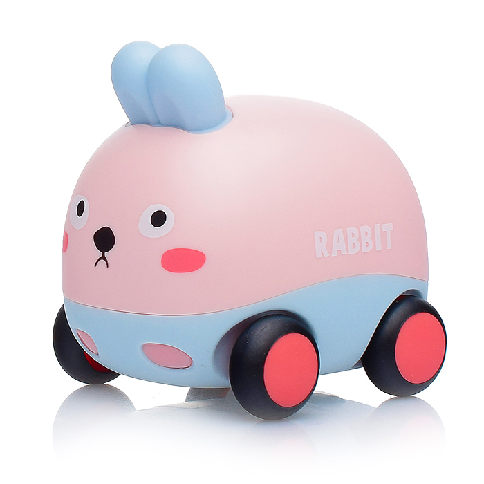 Машина MD2142 "Зайчик" на батарейках, в коробке