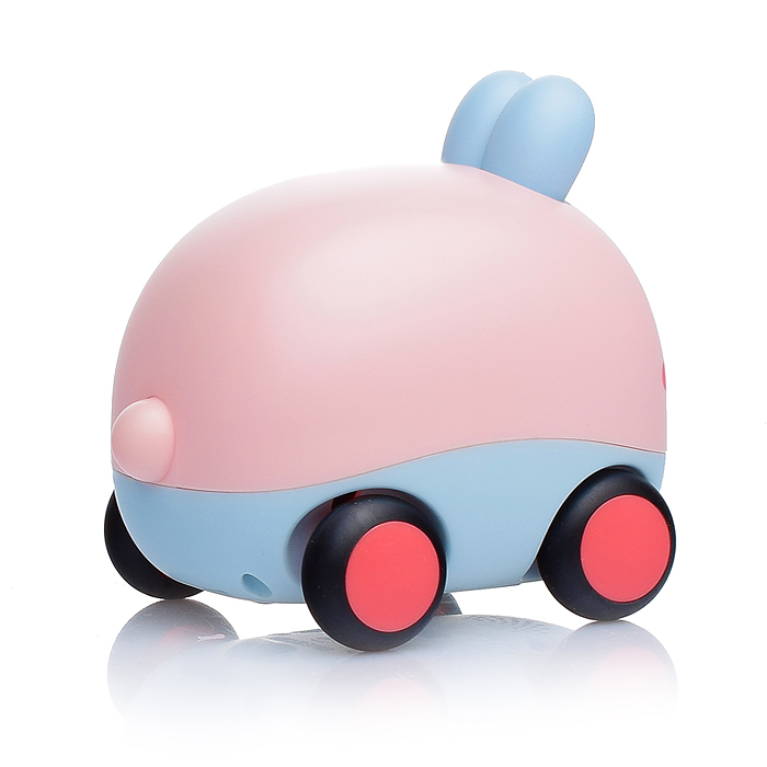 Машина MD2142 "Зайчик" на батарейках, в коробке