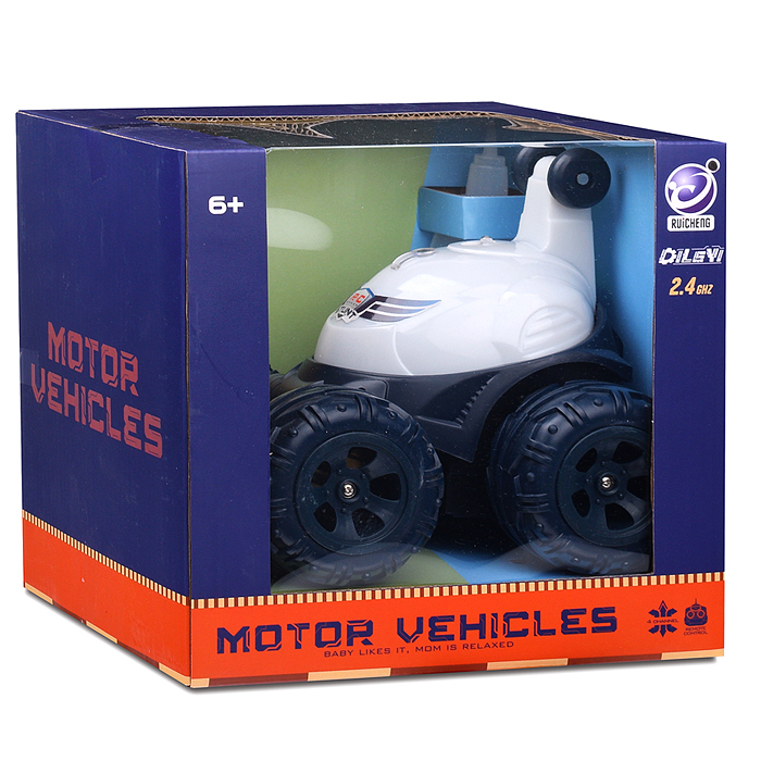 Фото к товару Машина 986P "Трюкач" р/у, на батарейках, в коробке Машина 986P "Трюкач" р/у, на батарейках, в коробке