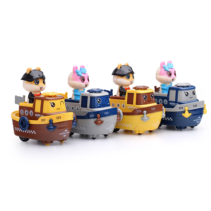 Катер 820-4 с кроликом, в ассортименте, в коробке