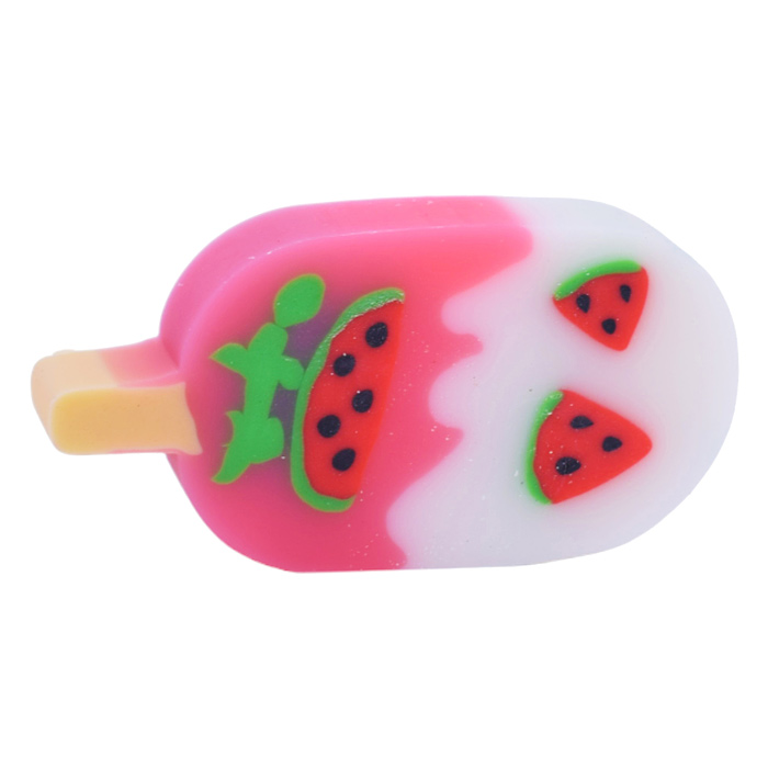 Ластик "Фруктовое мороженое", набор из 2 шт. в пластиковой коробочке, 3 вида в ассортименте