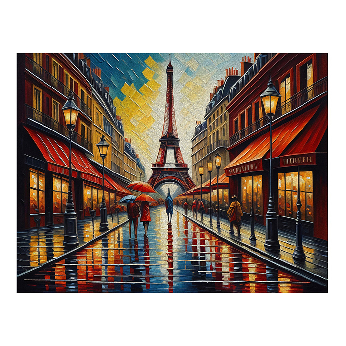Фото к товару Холст с красками 30х40 по номерам "Проспект в Париже" (в коробке) (30цв.) Холст с красками 30х40 по номерам "Проспект в Париже" (в коробке) (30цв.)