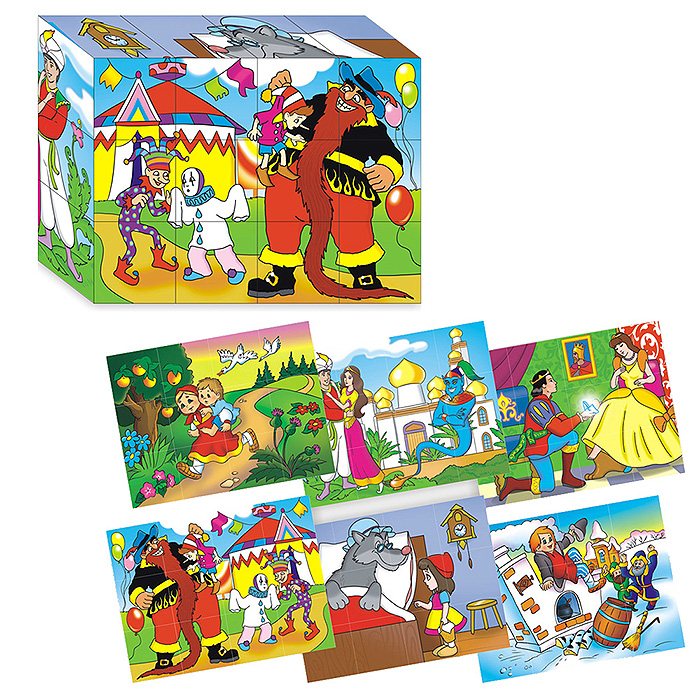 Кубики (12 куб) "Сказки №4" Кубики (12 куб) "Сказки №4"