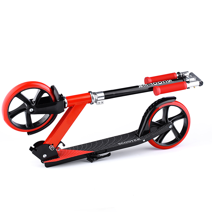 Фото к товару Самокат U037839Y 2-х кол., красный, PU, ABEC 7, в коробке Самокат U037839Y 2-х кол., красный, PU, ABEC 7, в коробке