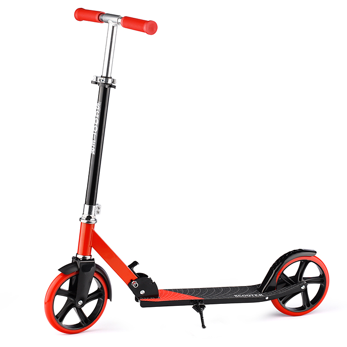 Фото к товару Самокат U037839Y 2-х кол., красный, PU, ABEC 7, в коробке Самокат U037839Y 2-х кол., красный, PU, ABEC 7, в коробке