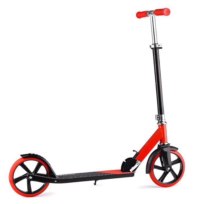 Фото к товару Самокат U037839Y 2-х кол., красный, PU, ABEC 7, в коробке Самокат U037839Y 2-х кол., красный, PU, ABEC 7, в коробке