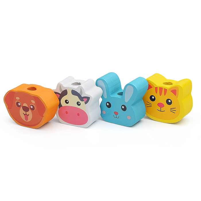 Игра логическая D1768 Пирамидка "Милые зверята" с рыбалкой