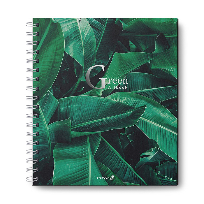 Артбук (Скетчбук) 80л.,"Гринлайн" на гребне Артбук (Скетчбук) 80л.,"Гринлайн" на гребне