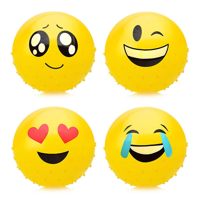 Мяч надувной PVC 00-3992 "Смайл" 22,5., 60 гр. (микс) Мяч надувной PVC 00-3992 "Смайл" 22,5., 60 гр. (микс)