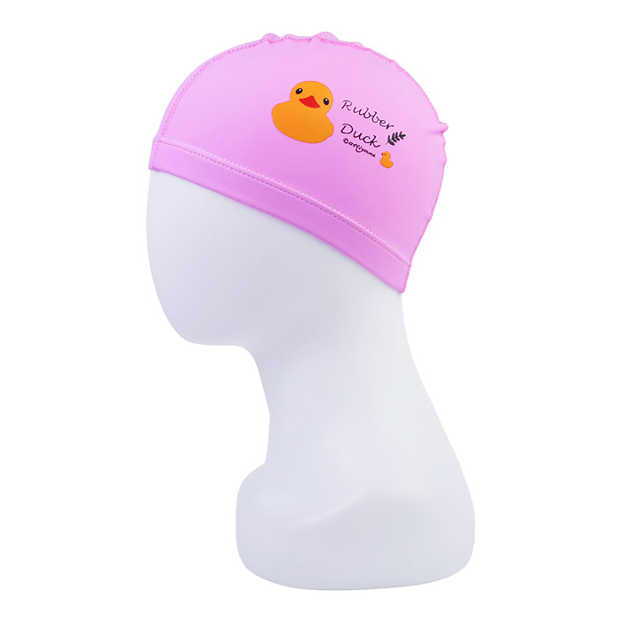 Шапочка для плавания 00-4098 с рисунком, в ассортименте, в пакете