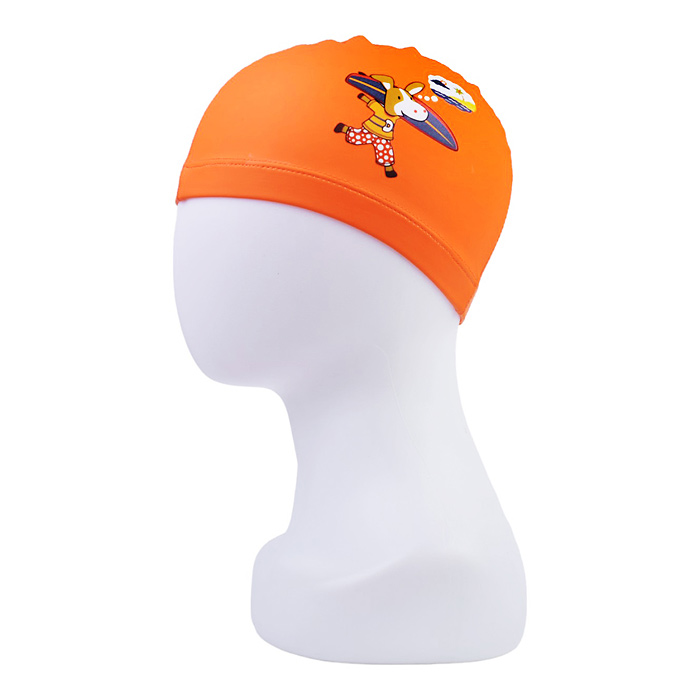 Шапочка для плавания 00-4098 с рисунком, в ассортименте, в пакете