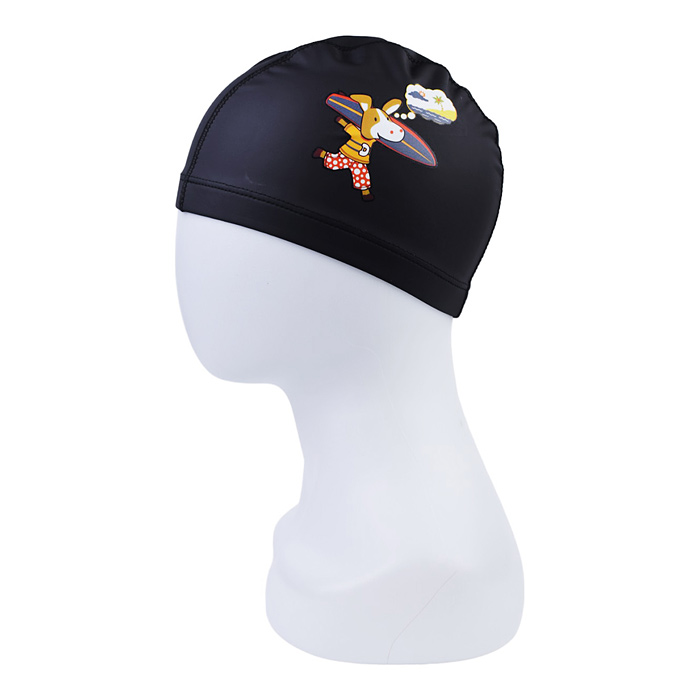 Шапочка для плавания 00-4098 с рисунком, в ассортименте, в пакете