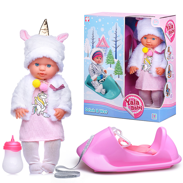 Пупс с аксессуарами YL2440F-E "Зимние забавы Джесики" в коробке Пупс с аксессуарами YL2440F-E "Зимние забавы Джесики" в коробке